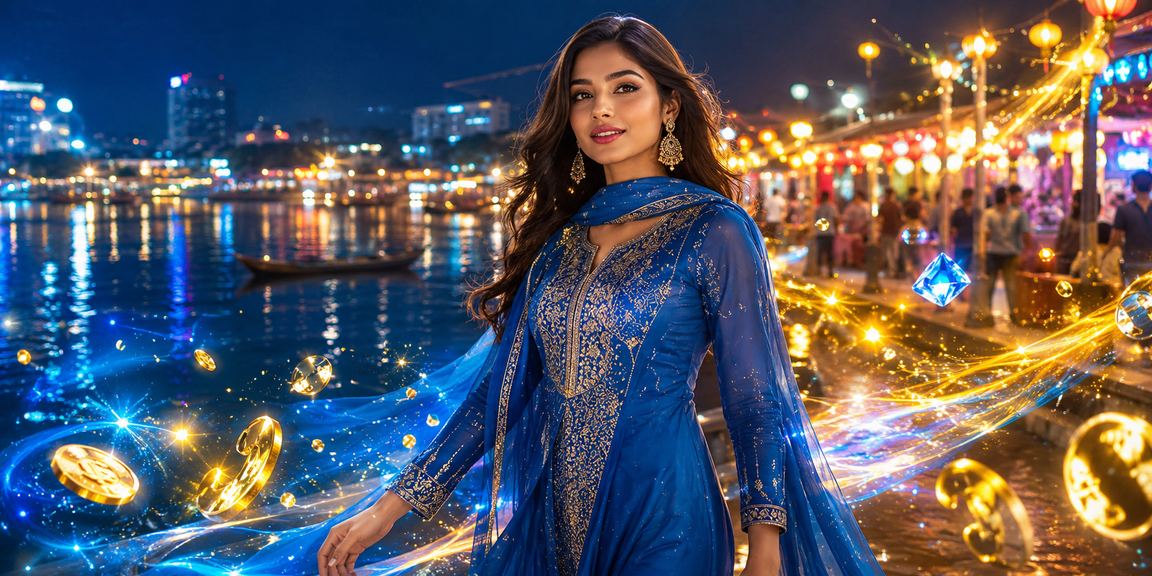 বাংলাদেশে মোবাইল অ্যাপে bd9992 ভিআইপি অ্যাক্সেস — সালোয়ার কামিজ পরিহিত ব্যবহারকারী